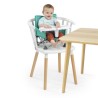 BRIGHT STARS Rehausseur de chaise fille, Vert, pliable, nomade, de voy