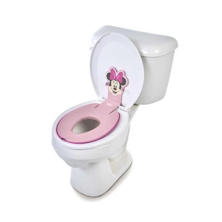 DISNEY BABY- MINNIE- Réducteur de lunette de toilette enfant universel adhésif?, innovant, Installation rapide, semi-permanent DISNEY BABY- MINNIE- Réducteur de lunette de toilette enfant universel adhésif?, innovant, Installation rapide, semi-permanent