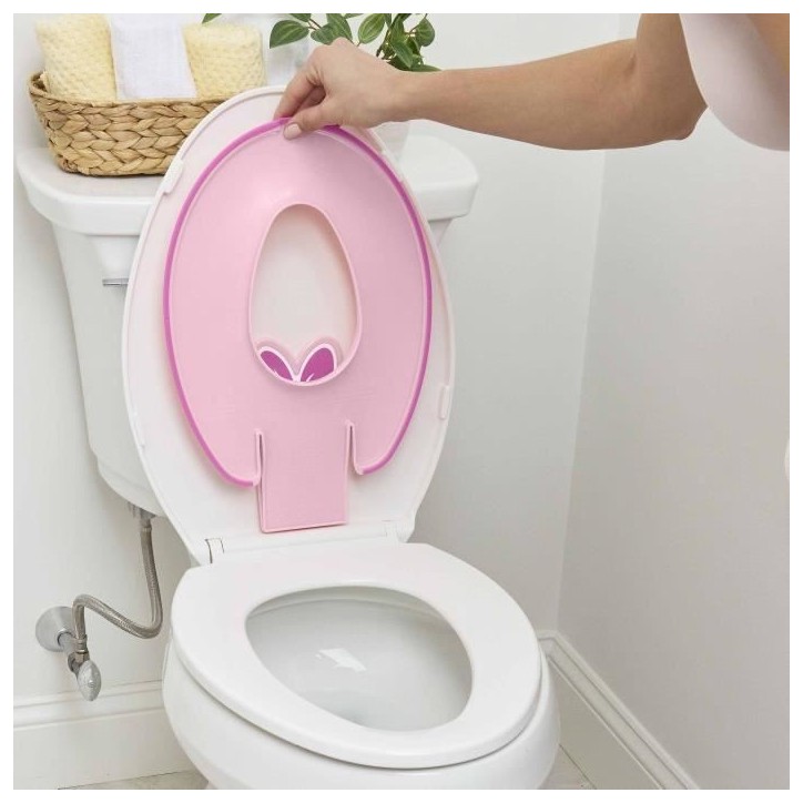 DISNEY BABY- MINNIE- Réducteur de lunette de toilette enfant universel adhésif?, innovant, Installation rapide, semi-permanent DISNEY BABY- MINNIE- Réducteur de lunette de toilette enfant universel adhésif?, innovant, Installation rapide, semi-permanent