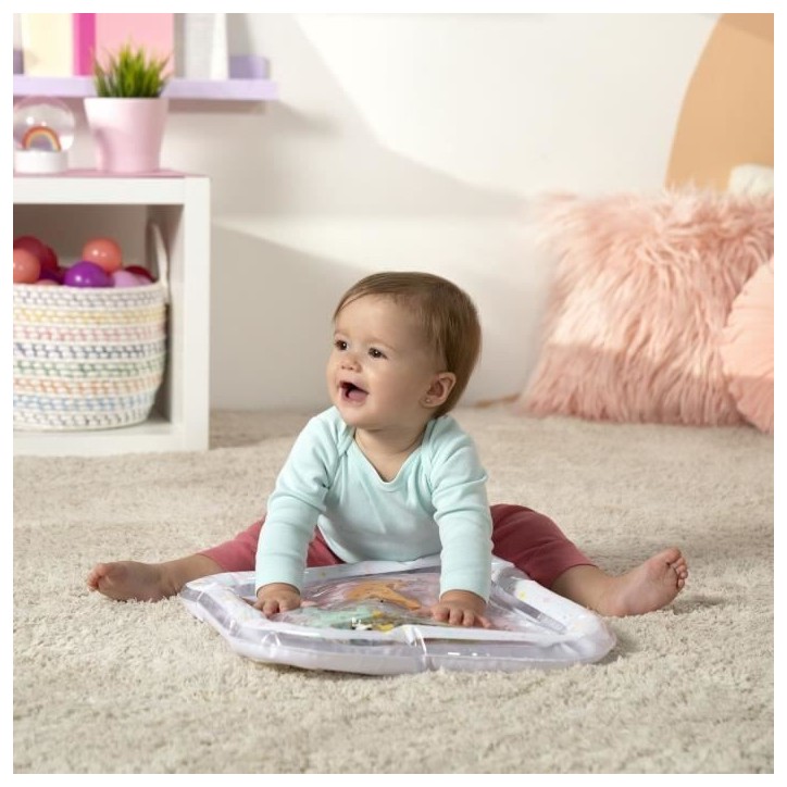 DISNEY BABY PRINCESSES Tapis d'eau bébé - Jeu sensoriel d'éveil, Gonflable, Des la naissance, Facile a nettoyer, Cadeau Noel DISNEY BABY PRINCESSES Tapis d'eau bébé - Jeu sensoriel d'éveil, Gonflable, Des la naissance, Facile a nettoyer, Cadeau Noel