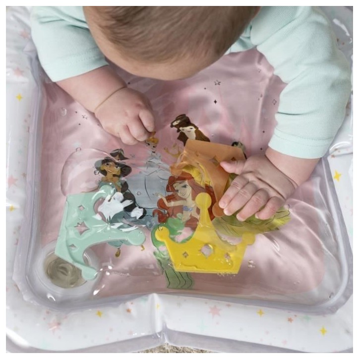 DISNEY BABY PRINCESSES Tapis d'eau bébé - Jeu sensoriel d'éveil, Gonflable, Des la naissance, Facile a nettoyer, Cadeau Noel DISNEY BABY PRINCESSES Tapis d'eau bébé - Jeu sensoriel d'éveil, Gonflable, Des la naissance, Facile a nettoyer, Cadeau Noel