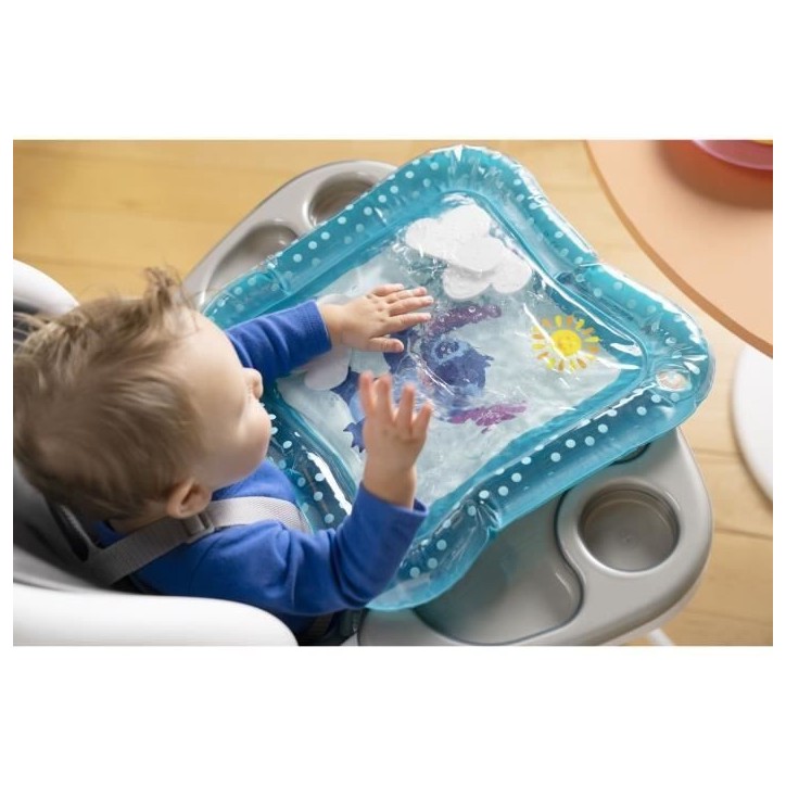DISNEY BABY - STITCH - Tapis d'eau pour bébé, jeu sensoriel et d'éveil?, gonflable, facile a nettoyer, pliable, des la naissa DISNEY BABY - STITCH - Tapis d'eau pour bébé, jeu sensoriel et d'éveil?, gonflable, facile a nettoyer, pliable, des la naissa