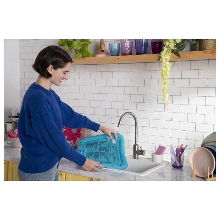 DISNEY BABY - STITCH - Tapis d'eau pour bébé, jeu sensoriel et d'éveil?, gonflable, facile a nettoyer, pliable, des la naissa DISNEY BABY - STITCH - Tapis d'eau pour bébé, jeu sensoriel et d'éveil?, gonflable, facile a nettoyer, pliable, des la naissa