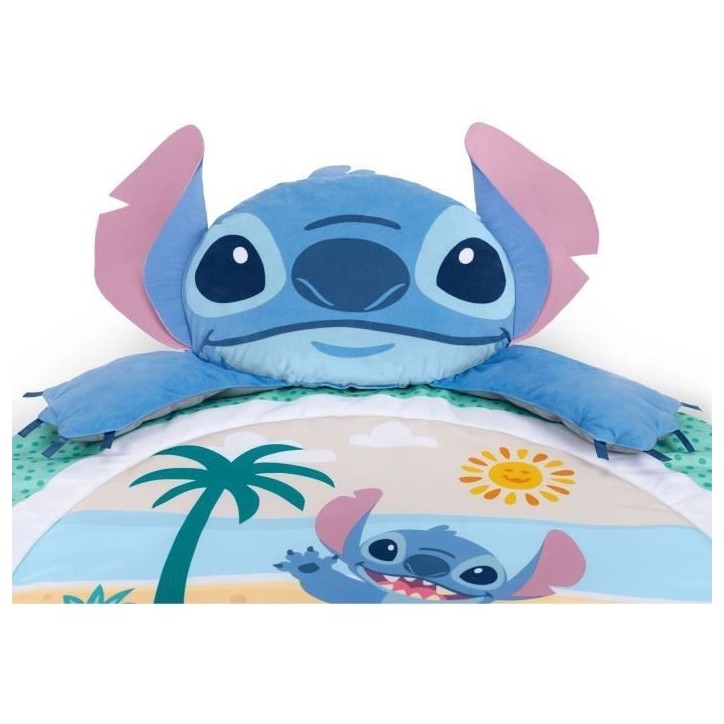 DISNEY BABY - STITCH - Tapis de sol éveil bébé, évolutif, arche avec jouets sensoriels, peluche, miroir, coussin Stitch, hoc DISNEY BABY - STITCH - Tapis de sol éveil bébé, évolutif, arche avec jouets sensoriels, peluche, miroir, coussin Stitch, hoc