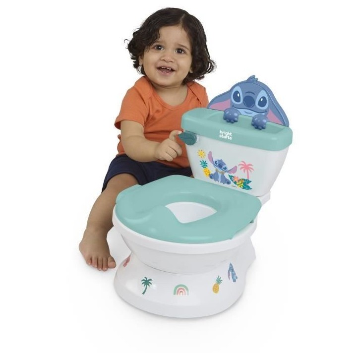 DISNEY BABY - STITCH - Mini toilette avec réducteur de lunette de toilette inclus, 2 en 1, Pot amovible facile a nettoyer DISNEY BABY - STITCH - Mini toilette avec réducteur de lunette de toilette inclus, 2 en 1, Pot amovible facile a nettoyer
