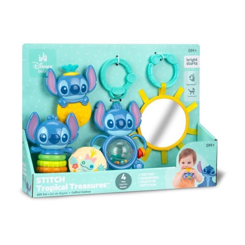 DISNEY BABY - STITCH - Coffret Cadeau Naissance? noel- 4 jouets bébé DISNEY BABY - STITCH - Coffret Cadeau Naissance? noel- 4 jouets bébé