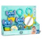DISNEY BABY - STITCH - Coffret Cadeau Naissance? noel- 4 jouets bébé , Hochet, Anneau de dentition, Jouets multisensoriels