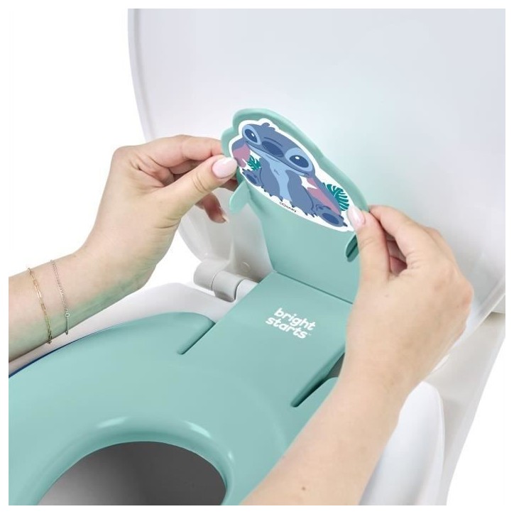 DISNEY BABY - STITCH - Réducteur de lunette de toilette enfant universel adhésif?, Installation rapide DISNEY BABY - STITCH - Réducteur de lunette de toilette enfant universel adhésif?, Installation rapide