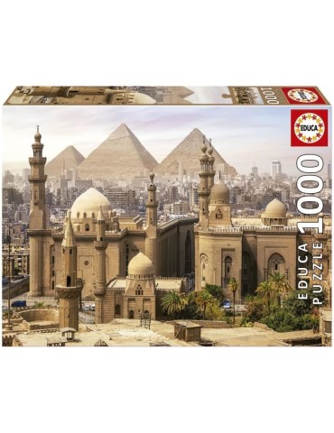 Puzzle Architecture et monument - EDUCA - Le Caire, Égypte - 1000 pieces - Multicouleur