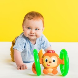 Bright Starts Jouet d'activité Roll & Glow Monkey K52181
