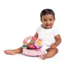 BRIGHT STARTS Trotteur pour bébé fille évolutif et pliable 2-en-1 -