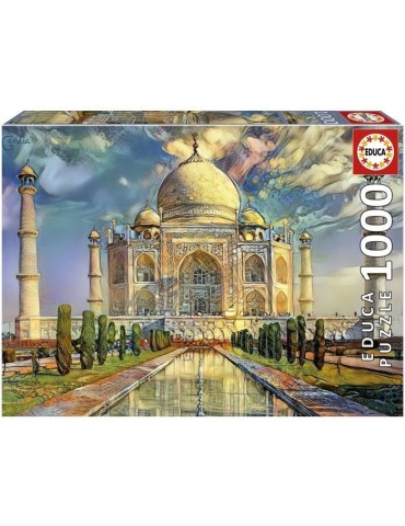 Puzzle TAJ MAHAL - 1000 pieces - Educa - Architecture et monument - Multicouleur