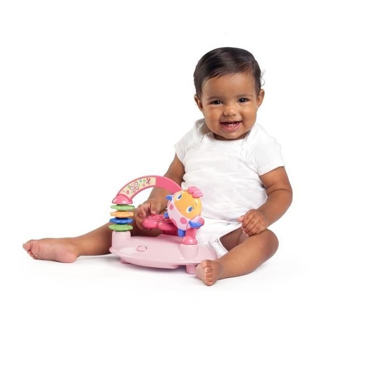 BRIGHT STARTS Trotteur pour bébé fille évolutif et pliable 2-en-1 - Jardin Rose - Cadeau Noel bébé, Musique, Hauteur Régla BRIGHT STARTS Trotteur pour bébé fille évolutif et pliable 2-en-1 - Jardin Rose - Cadeau Noel bébé, Musique, Hauteur Régla
