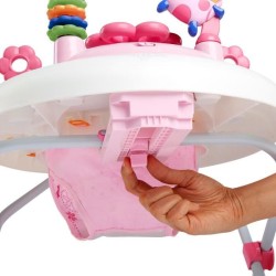 BRIGHT STARTS Trotteur pour bébé fille évolutif et pliable 2-en-1 -