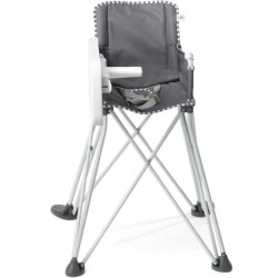 BRIGHT STARS Pop N Dine- Chaise haute pour repas bébé, pliable, noma