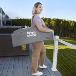 BRIGHT STARS Pop N Dine- Chaise haute pour repas bébé, pliable, noma