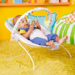 BRIGHT STARS Transat pour bébé - Safari - Arche avec jouets d'éveil