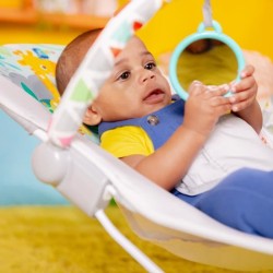 BRIGHT STARS Transat pour bébé - Safari - Arche avec jouets d'éveil