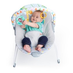 BRIGHT STARS Transat pour bébé - Safari - Arche avec jouets d'éveil