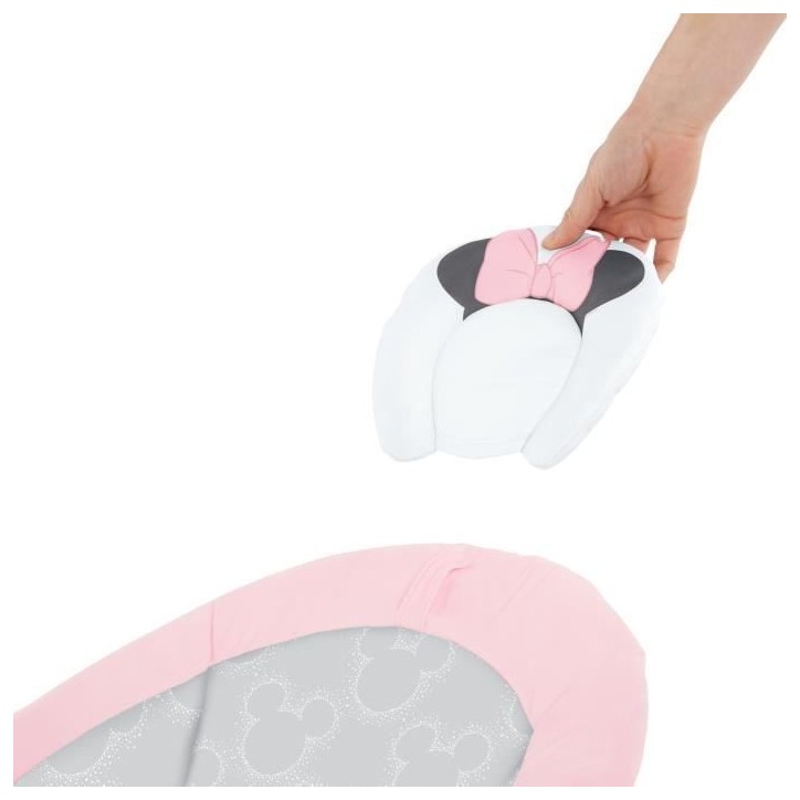 DISNEY BABY -MINNIE-Transat bébé arche avec jouets d'éveil Disney amovible, 8 Mélodies, Vibrations calmantes, Cale tete évo DISNEY BABY -MINNIE-Transat bébé arche avec jouets d'éveil Disney amovible, 8 Mélodies, Vibrations calmantes, Cale tete évo