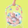 BRIGHT STARTS Transat pour bébé Flamant Rose, Vibrations apaisantes,
