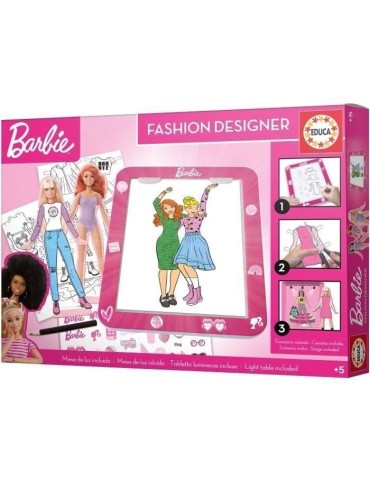 Tableau Design Barbie - Educa - Loisir créatifs - A partir de 5 ans - Mixte