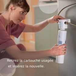 Systeme filtration a eau BRITA - MyPure Slim - Cartouche de rechange -