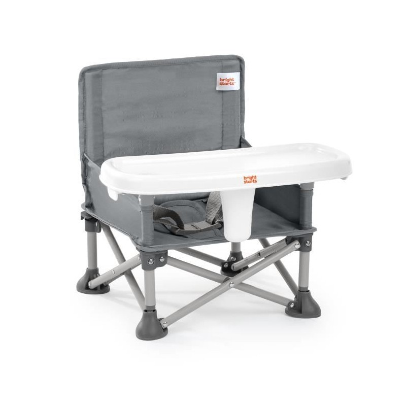 BRIGHT STARTS Rehausseur de chaise pliable, PoP N Sit, nomade, de voya BRIGHT STARTS Rehausseur de chaise pliable, PoP N Sit, nomade, de voya