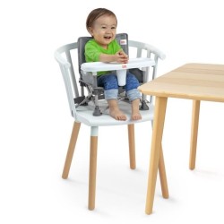 BRIGHT STARTS Rehausseur de chaise pliable, PoP N Sit, nomade, de voya