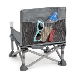 BRIGHT STARTS Rehausseur de chaise pliable, PoP N Sit, nomade, de voya