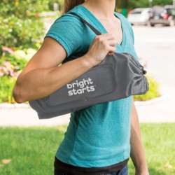BRIGHT STARTS Rehausseur de chaise pliable, PoP N Sit, nomade, de voya