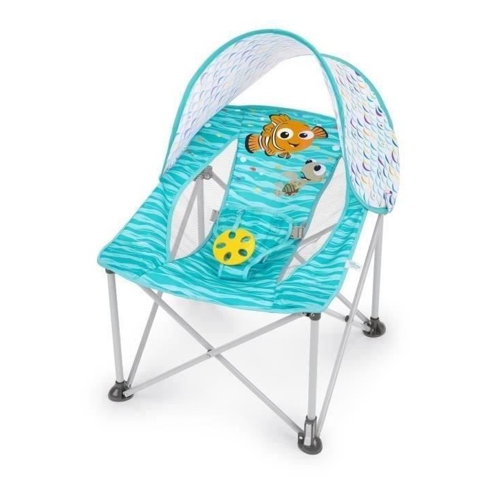 DISNEY BABY- NEMO- Transat bébé pliable Pop 'N Chill, pare soleil SPF +50 et sac de transport inclus DISNEY BABY- NEMO- Transat bébé pliable Pop 'N Chill, pare soleil SPF +50 et sac de transport inclus
