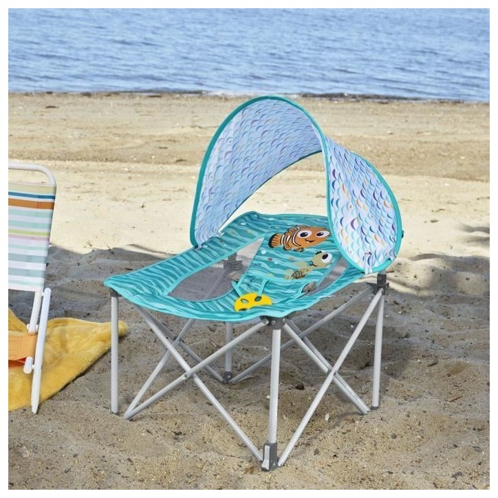 DISNEY BABY- NEMO- Transat bébé pliable Pop 'N Chill, pare soleil SPF +50 et sac de transport inclus DISNEY BABY- NEMO- Transat bébé pliable Pop 'N Chill, pare soleil SPF +50 et sac de transport inclus