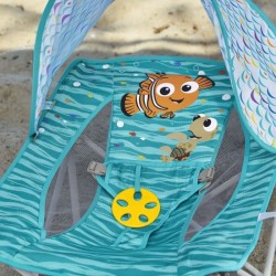 DISNEY BABY- NEMO- Transat bébé pliable Pop 'N Chill, pare soleil SP
