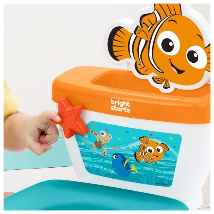 DISNEY BABY - NEMO- Mini toilette avec réducteur de lunette de toilette inclus, 2 en 1, MySize, Pot amovible facile a nettoyer DISNEY BABY - NEMO- Mini toilette avec réducteur de lunette de toilette inclus, 2 en 1, MySize, Pot amovible facile a nettoyer