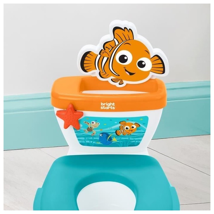 DISNEY BABY - NEMO- Mini toilette avec réducteur de lunette de toilette inclus, 2 en 1, MySize, Pot amovible facile a nettoyer DISNEY BABY - NEMO- Mini toilette avec réducteur de lunette de toilette inclus, 2 en 1, MySize, Pot amovible facile a nettoyer