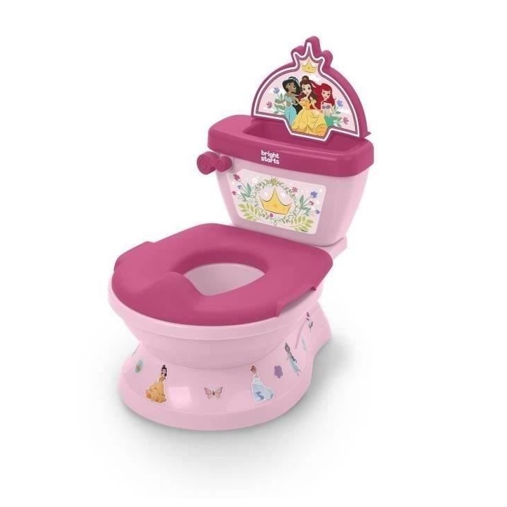 DISNEY BABY - PRINCESSES- Mini toilette avec réducteur de lunette de toilette inclus, 2 en 1, MySize, Pot amovible facile a net DISNEY BABY - PRINCESSES- Mini toilette avec réducteur de lunette de toilette inclus, 2 en 1, MySize, Pot amovible facile a net