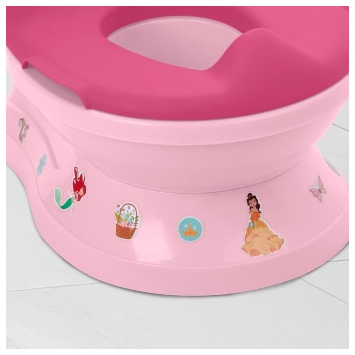 DISNEY BABY - PRINCESSES- Mini toilette avec réducteur de lunette de toilette inclus, 2 en 1, MySize, Pot amovible facile a net DISNEY BABY - PRINCESSES- Mini toilette avec réducteur de lunette de toilette inclus, 2 en 1, MySize, Pot amovible facile a net