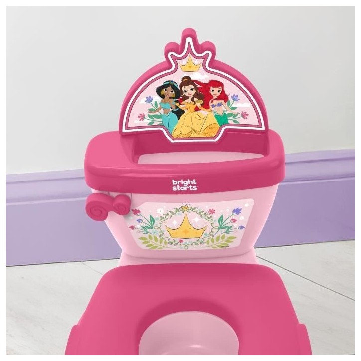 DISNEY BABY - PRINCESSES- Mini toilette avec réducteur de lunette de toilette inclus, 2 en 1, MySize, Pot amovible facile a net DISNEY BABY - PRINCESSES- Mini toilette avec réducteur de lunette de toilette inclus, 2 en 1, MySize, Pot amovible facile a net