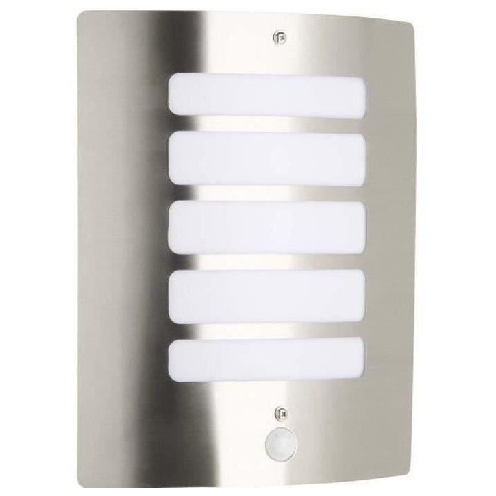 Applique extérieure avec détecteur TODD Acier - Brilliant - 1x60W - Ampoule incandescente non fournie (E27) Applique extérieure avec détecteur TODD Acier - Brilliant - 1x60W - Ampoule incandescente non fournie (E27)