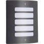 Applique murale extérieure Todd - BRILLIANT - H29cm - Anthracite - 60W - Lignes galbées