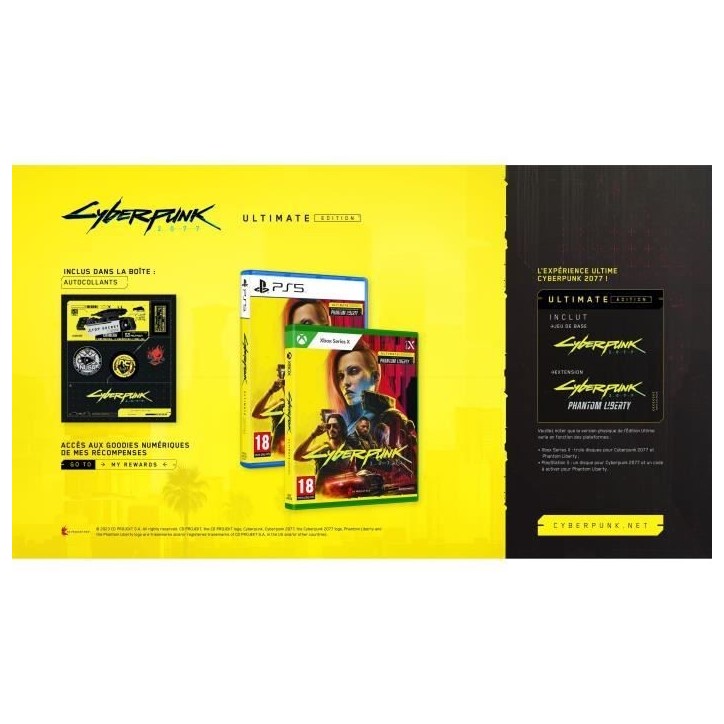 Cyberpunk 2077: Ultimate Edition - Jeu Xbox Series X Cyberpunk 2077: Ultimate Edition - Jeu Xbox Series X