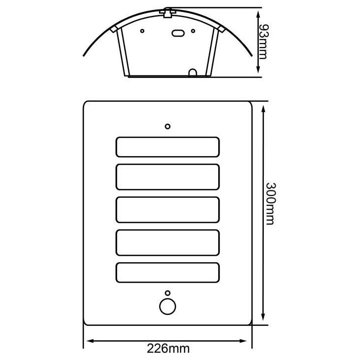 Applique extérieure avec détecteur TODD - BRILLIANT - Anthracite - Métal/Plastique - IP44 Applique extérieure avec détecteur TODD - BRILLIANT - Anthracite - Métal/Plastique - IP44
