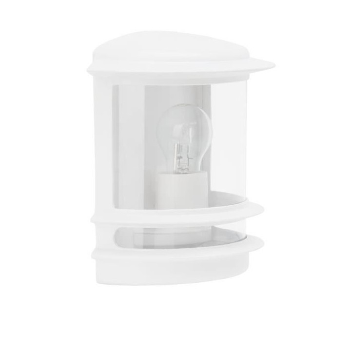Applique murale extérieure Hollywood - Brilliant - Blanc - Ampoule E27 max 60 W Applique murale extérieure Hollywood - Brilliant - Blanc - Ampoule E27 max 60 W