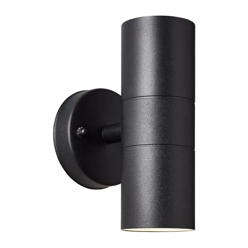 Applique murale extérieure JANDY 2L noir métal/verre - BRILLIANT - G
