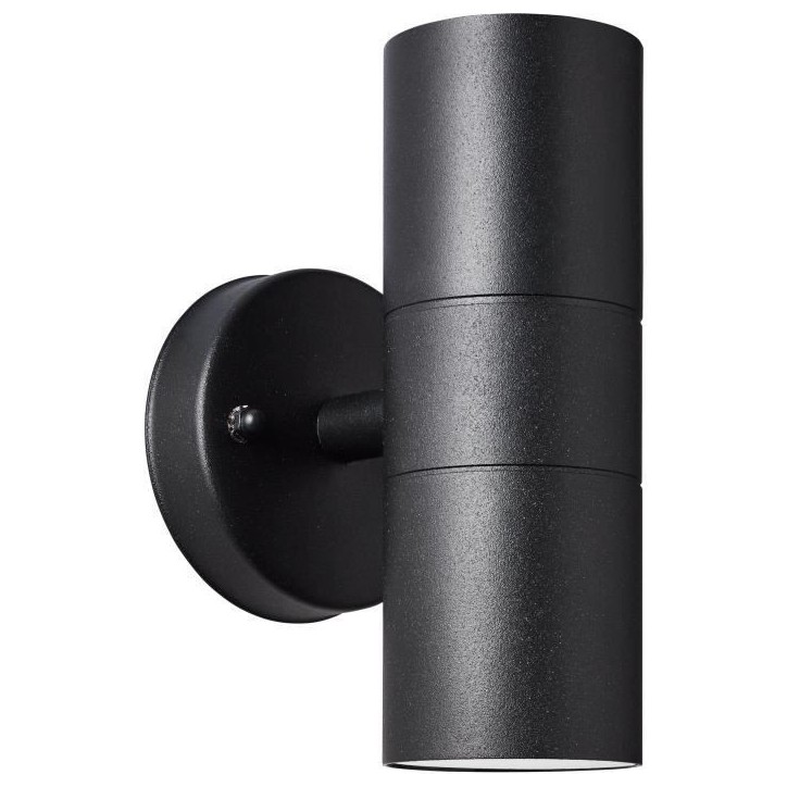 Applique murale extérieure JANDY 2L noir métal/verre - BRILLIANT - GU10 max 18W IP44 Applique murale extérieure JANDY 2L noir métal/verre - BRILLIANT - GU10 max 18W IP44