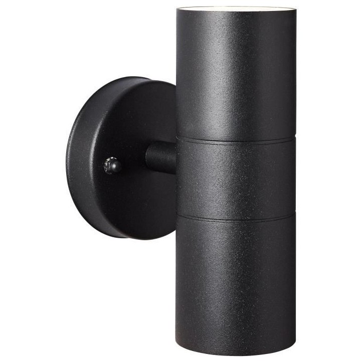 Applique murale extérieure JANDY 2L noir métal/verre - BRILLIANT - GU10 max 18W IP44 Applique murale extérieure JANDY 2L noir métal/verre - BRILLIANT - GU10 max 18W IP44