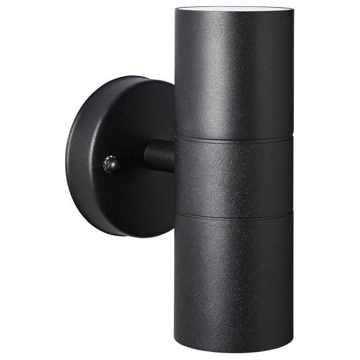 Applique murale extérieure JANDY 2L noir métal/verre - BRILLIANT - GU10 max 18W IP44 Applique murale extérieure JANDY 2L noir métal/verre - BRILLIANT - GU10 max 18W IP44