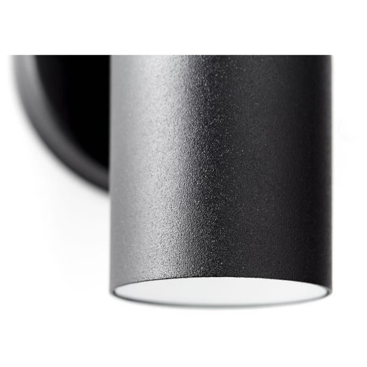 Applique murale extérieure JANDY 2L noir métal/verre - BRILLIANT - GU10 max 18W IP44 Applique murale extérieure JANDY 2L noir métal/verre - BRILLIANT - GU10 max 18W IP44