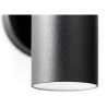 Applique murale extérieure JANDY 2L noir métal/verre - BRILLIANT - G